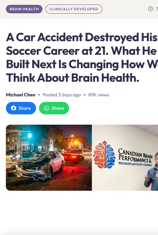 Advertorial landing page